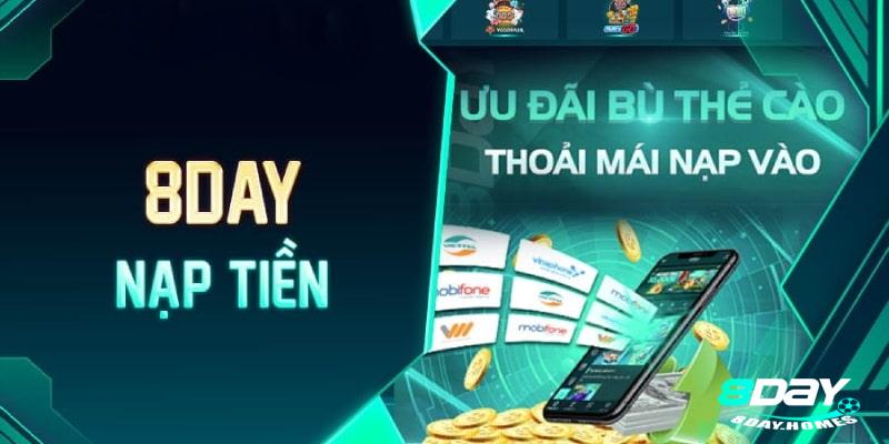 Những điểm cần chú ý khi nạp tiền chơi game 8Day