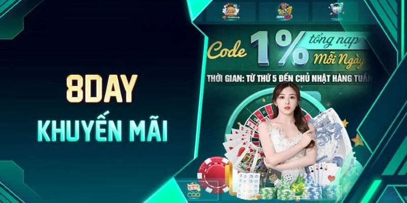 Đôi nét về khuyến mãi nhà cái 8day